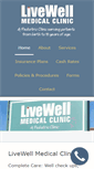 Mobile Screenshot of livewellmedicalclinic.com